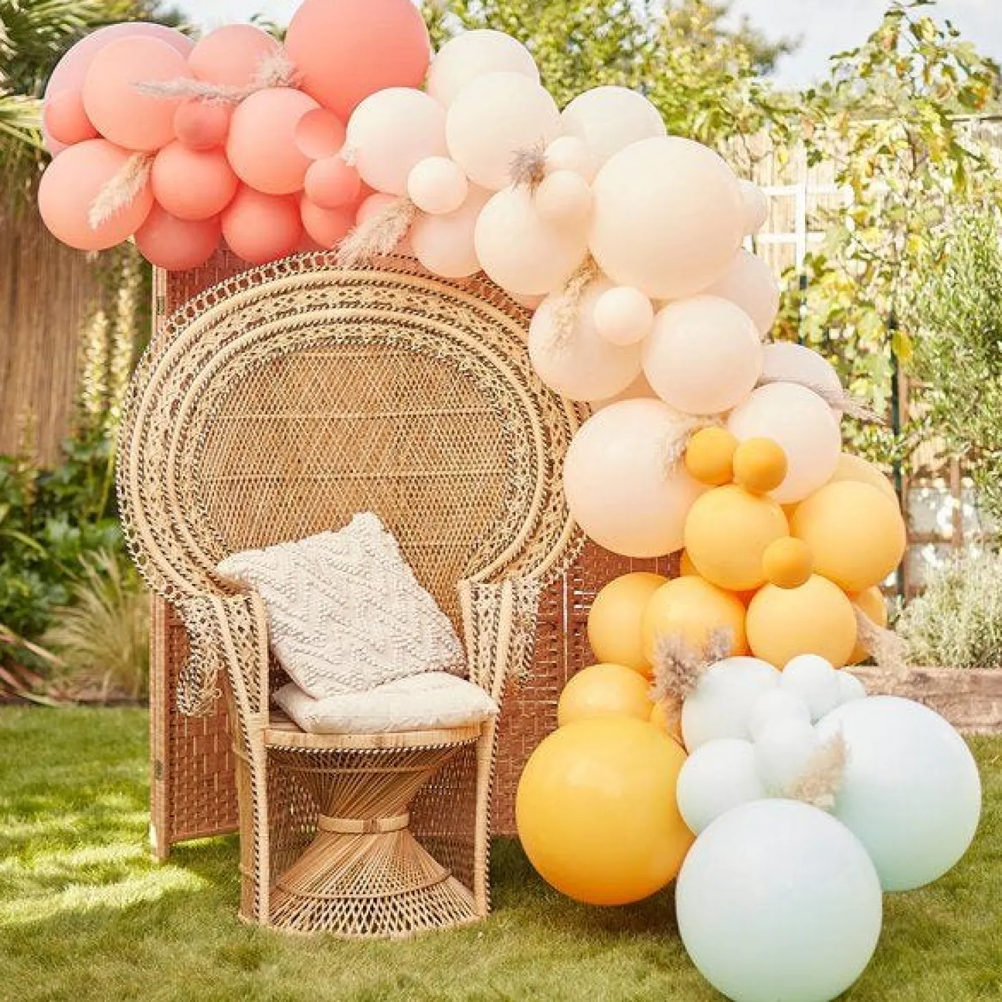 Pastels Balloon Arch - 75 Balloons
