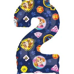 Paw Patrol Number 2 Foil Balloon - 26"