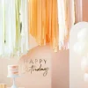 Peach & Gold Streamer Ceiling Kit
