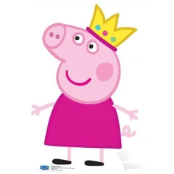 Peppa Pig Crown Cardboard Cutout - 90Cm X 62Cm