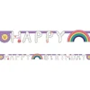 Peppa Pig 'Happy Birthday' Paper Letter Banner - 2.1M X 13Cm