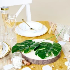 Philo Spray Tropical Leaf Decorations (12Pk)