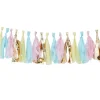 Pick & Mix Pastel & Gold Tassel Garland - 2M