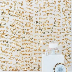 Pick & Mix Pastel Gold Curtain Backdrop - 2M X 1.8M
