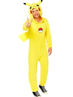 Pikachu Onesie - Adult Costume