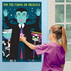 Pin The Fangs On Dracula Game