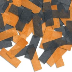 Pinata Tissue Paper Confetti - Orange And Black (4G Pack)