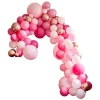 Pink & Rose Gold Large Balloon Arch Diy Kit - 200 Balloons
