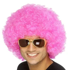Pink Afro Wig