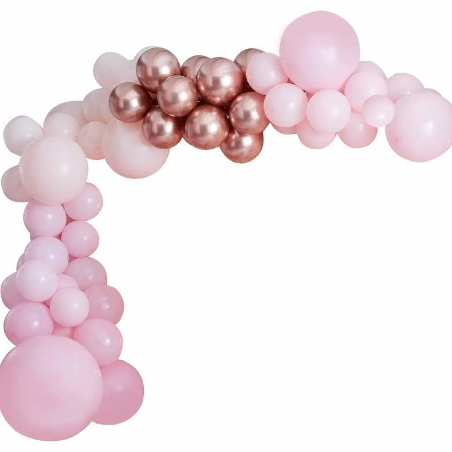 Pink And Rose Gold Balloon Arch