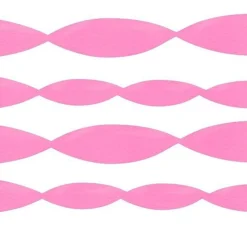 Pink Crepe Paper Streamer - 24M