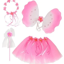 Pink Flower Fairy Accessory Kit - Child