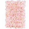 Pink Hydrangea Flower Wall - 60Cm