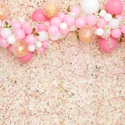 Pink Hydrangea Flower Wall - 60Cm