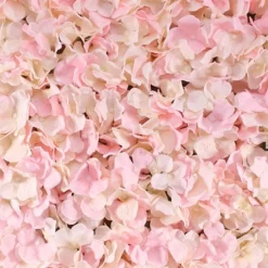 Pink Hydrangea Flower Wall - 60Cm