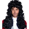Pirate Captain Black Wig