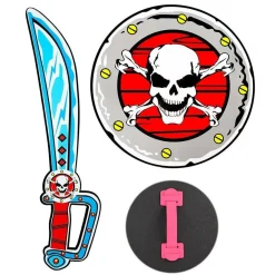 Pirate Cutlass & Shield - 52Cm