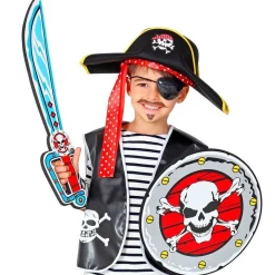 Pirate Cutlass & Shield - 52Cm