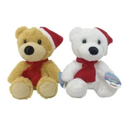Plush Christmas Bear - 15Cm
