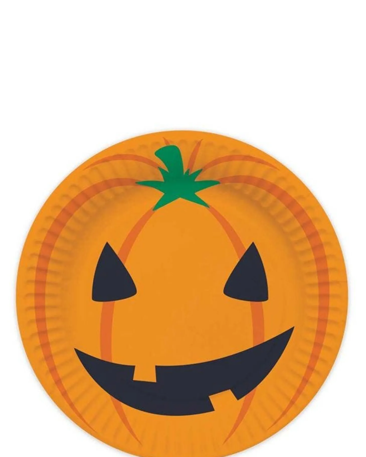 Pumpkin Fun Paper Plates
