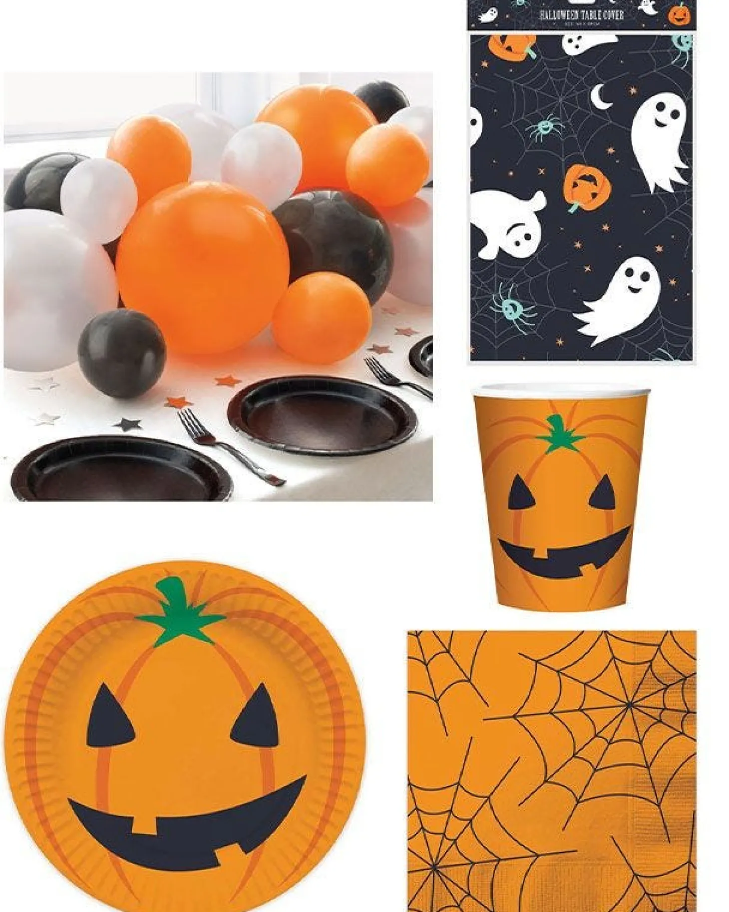 Pumpkin Fun Tableware & Decoration Kit