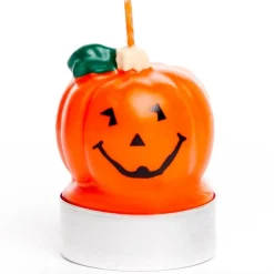 Pumpkin Tea Light Candles - 5Cm (3Pk)