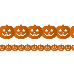 Pumpkin Tissue Paper Garland - 3M