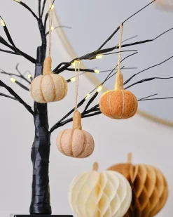 Pumpkin Tree Decorations (3Pk)
