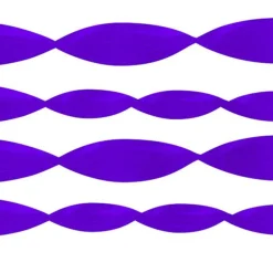 Purple Crepe Paper Streamer - 24M