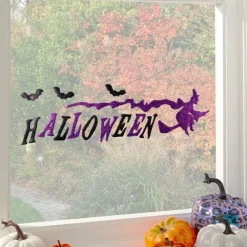 Purple Halloween Gel Clings - 15.5Cm X 53Cm