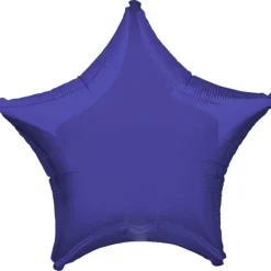 Purple Star Balloon - 19" Foil - Unpackaged