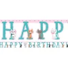 Purr-Fect Party 'Happy Birthday' Paper Banner - 3M