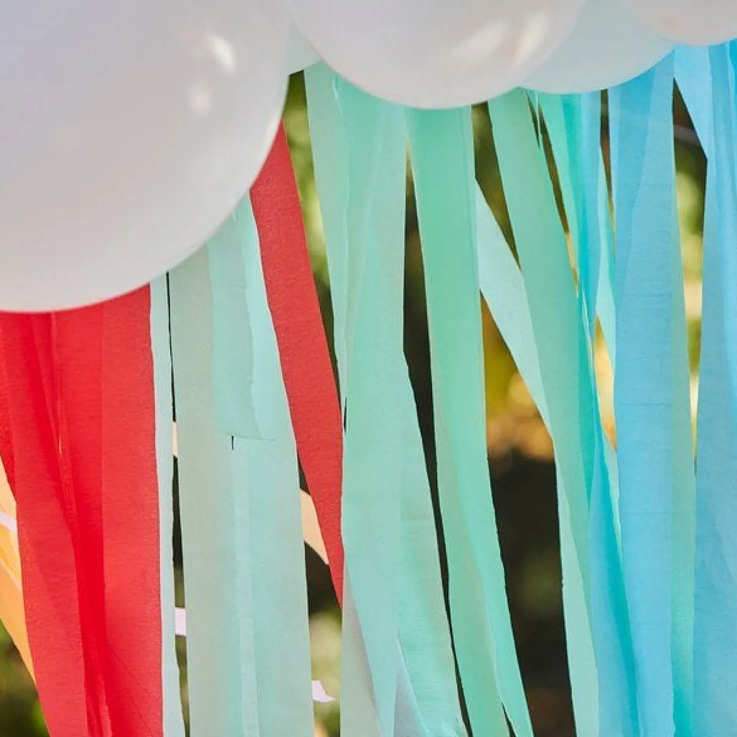 Rainbow Balloon Cloud Backdrop Kit - 40 Balloons