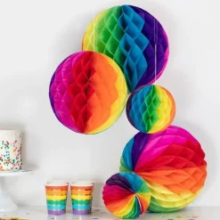 Rainbow Honeycombs (5Pk)