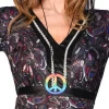 Rainbow Peace Sign Necklace