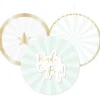 Ready To Pop Paper Fan Kit - 30Cm (3Pk)