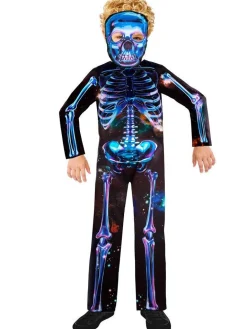 Recycled Neon Little Skeleton - Toddler Costume