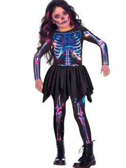 Recycled Skeleton Girl - Toddler And Child Costume