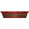 Red & Green Christmas Hamper Basket - 42Cm