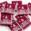 Red & Silver Merry Christmas Chocolate Neapolitans X50