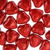 Red Foil Chocolate Hearts X20