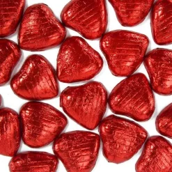 Red Foil Chocolate Hearts X20