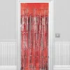 Red Foil Door Curtain - 2.4M X 92Cm