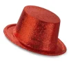 Red Glitter Top Hat