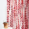 Red Heart Fringe Curtain - 1M X 2.2M