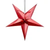 Red Paper Star Hanging Decoration - 30Cm