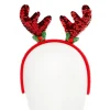 Red Sequin Reindeer Headband