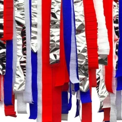 Red, White & Blue Crepe Streamer Kit - 6X10M (6Pk)