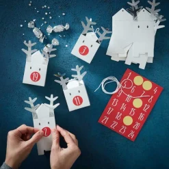 Reindeer Christmas Advent Calendar Boxes (24Pk)