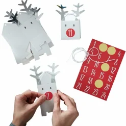 Reindeer Christmas Advent Calendar Boxes (24Pk)